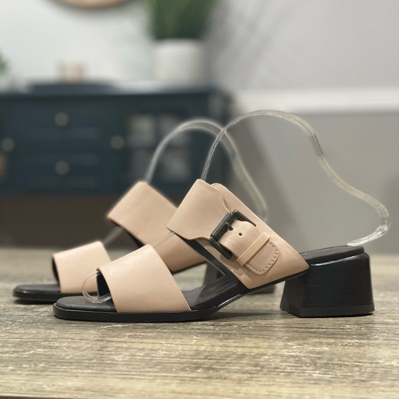 Clarks Shoes - Clarks Womens Landra 35 Mule Pink Heel Sandals  Shoes Size 7 Medium